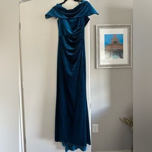 Floor length Vince Camuto velvet dress